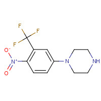 CAS: 153204-82-1 | PC9935 | 1-[4-Nitro-3-(trifluoromethyl)phenyl]piperazine