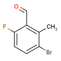 CAS: 1785354-53-1 | PC99380 | 3-Bromo-6-fluoro-2-methylbenzaldehyde