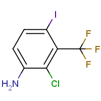 CAS:1807253-57-1 | PC99395 | 2-Chloro-4-iodo-3-(trifluoromethyl)aniline