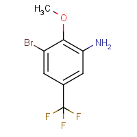 CAS:1805026-67-8 | PC99402 | 3-Bromo-2-methoxy-5-(trifluoromethyl)aniline
