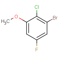 CAS:1783528-09-5 | PC99403 | 1-Bromo-2-chloro-5-fluoro-3-methoxybenzene