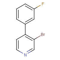 CAS:887267-21-2 | PC9943 | 3-Bromo-4-(3'-fluorophenyl)pyridine