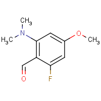 CAS:1936025-14-7 | PC99437 | 2-(Dimethylamino)-6-fluoro-4-methoxybenzaldehyde