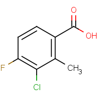 CAS: 154257-77-9 | PC99439 | 3-Chloro-4-fluoro-2-methylbenzoic acid