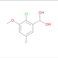 CAS: 2304545-90-0 | PC99456 | (2-Chloro-5-fluoro-3-methoxyphenyl)boronic acid