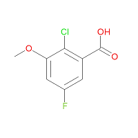 CAS: 1782016-41-4 | PC99462 | 2-Chloro-5-fluoro-3-methoxybenzoic acid