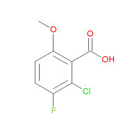 CAS:1545315-29-4 | PC99502 | 2-chloro-3-fluoro-6-methoxybenzoic acid