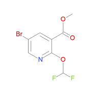 CAS: 2559710-43-7 | PC99527 | Methyl 2-difluoromethoxy-5-bromo-3-pyridinecarboxylate