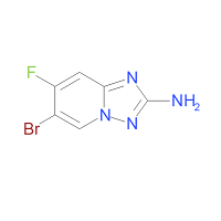 CAS:2387072-28-6 | PC99575 | 6-Bromo-7-fluoro-[1,2,4]triazolo[1,5-a]pyridin-2-ylamine