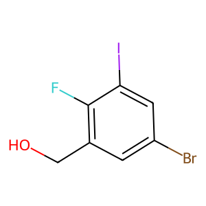 CAS:2090447-85-9 | PC99643 | 5-Bromo-2-fluoro-3-iodobenzyl alcohol