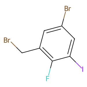 CAS:2090448-29-4 | PC99646 | 5-Bromo-2-fluoro-3-iodobenzyl bromide