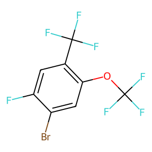 CAS:2801876-61-7 | PC99654 | 1-Bromo-2-fluoro-5-(trifluoromethoxy)-4-(trifluoromethyl)benzene