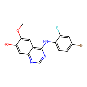 CAS: 196603-96-0 | PC99841 | 4-(4-Bromo-2-fluoroanilino)-7-hydroxy-6-methoxyquinazoline