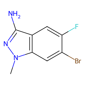 CAS:2760850-48-2 | PC99914 | 6-Bromo-5-fluoro-1-methyl-1H-indazol-3-amine