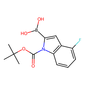 CAS: 1000068-25-6 | PC99966 | (1-(tert-Butoxycarbonyl)-4-fluoro-1H-indol-2-yl)boronic acid