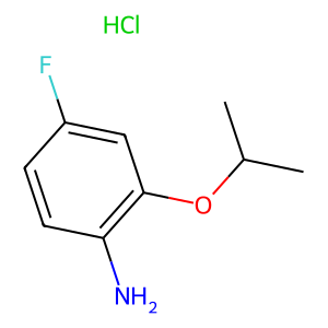 CAS: 380430-47-7 | PC99969 | 4-Fluoro-2-isopropoxyaniline hydrochloride