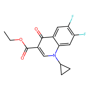CAS: 98349-25-8 | PC99983 | Ethyl 1-cyclopropyl-6,7-difluoro-4-oxo-1,4-dihydroquinoline-3-carboxylate
